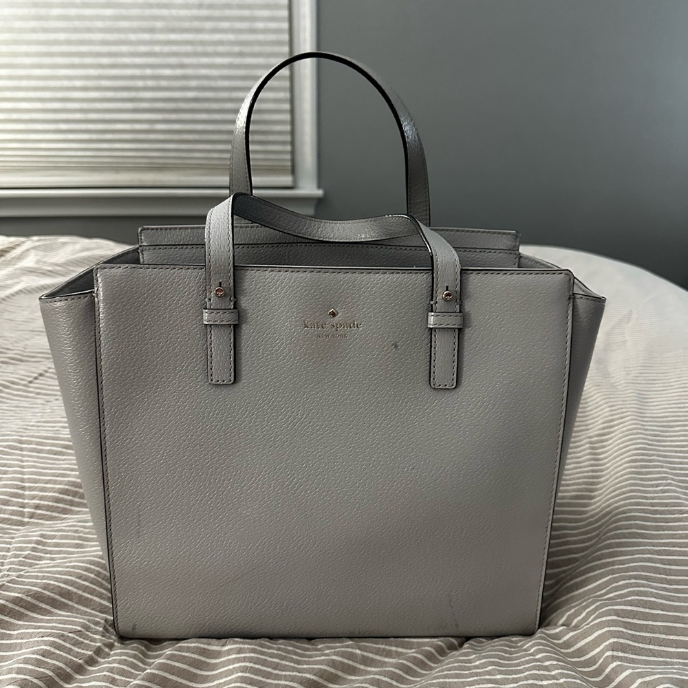 Kate Spade Silver Tote Bag